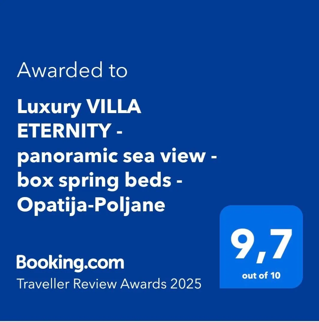 Luxury Villa Eternity - Marvelous Sea View - Box Spring Beds - Opatija-Poljane Poljane