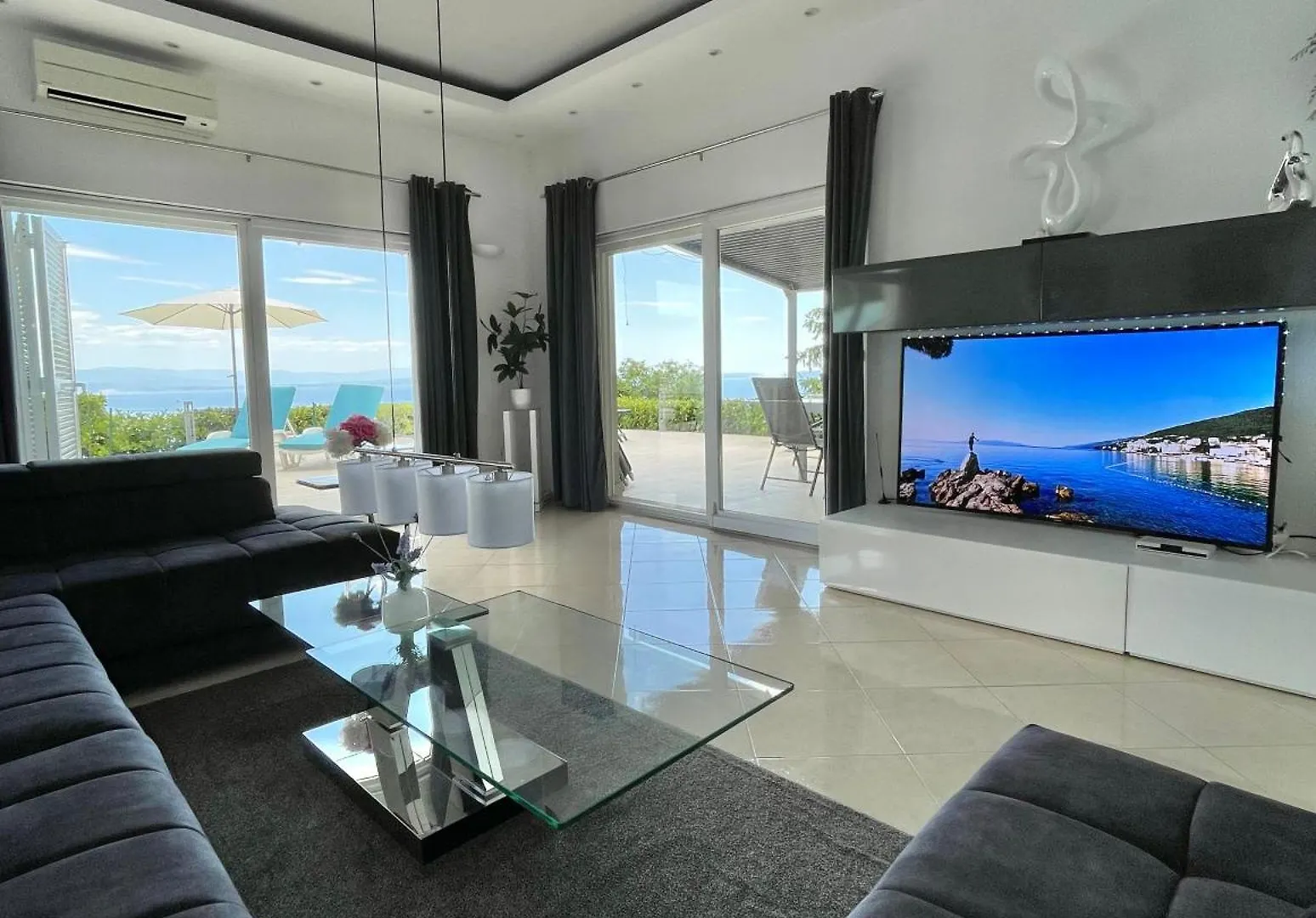 Luxury Villa Eternity - Marvelous Sea View - Box Spring Beds - Opatija-Poljane